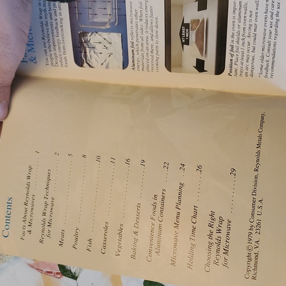 2/$8 ⚠️ Reynolds Wrap & Microwave Cooking 1979 ⚠️ - Picture 2 of 6